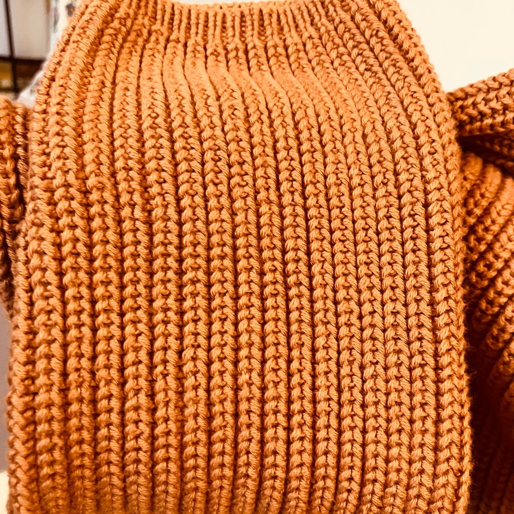Jenni Kayne Textured Tan Crew Neck Sweater - Picture 8 of 13